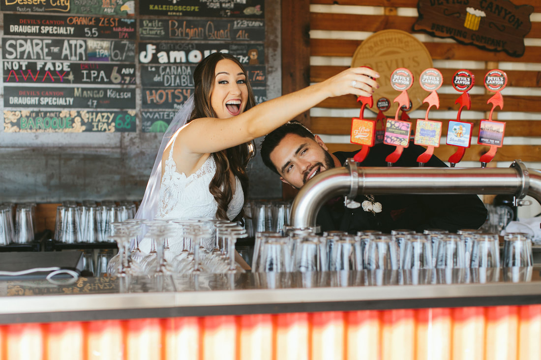 Hosting weddings with tons of beer on tap!