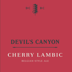 Cherry Lambic Tap Handle